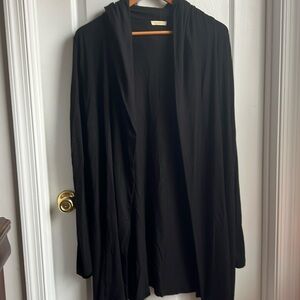 EcoSkin hooded long sleeve jersey style cardigan